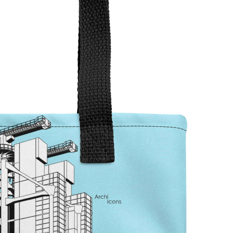 HSBC Hong Kong Light Blue Tote Bags