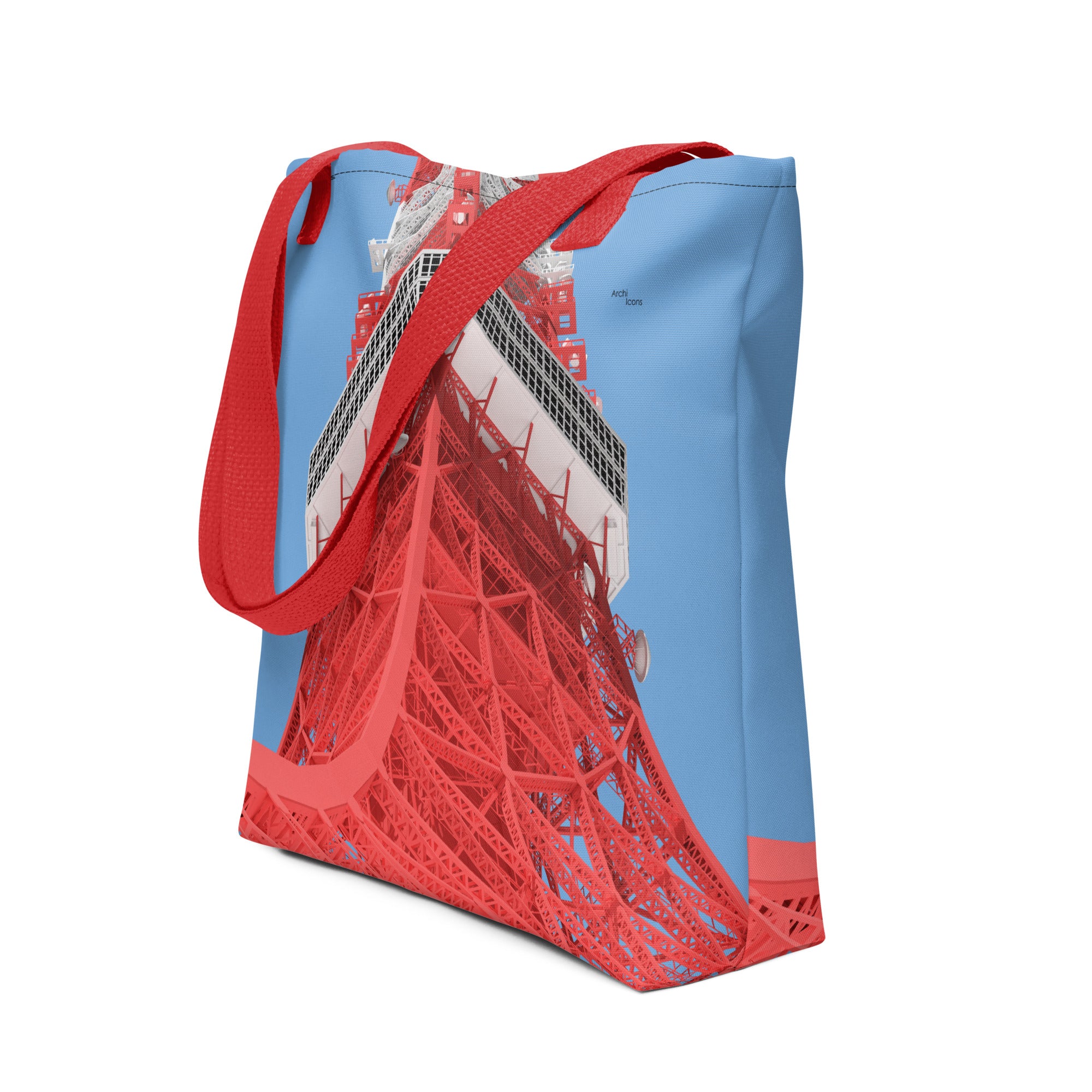 Tokyo Tower Tote Bags