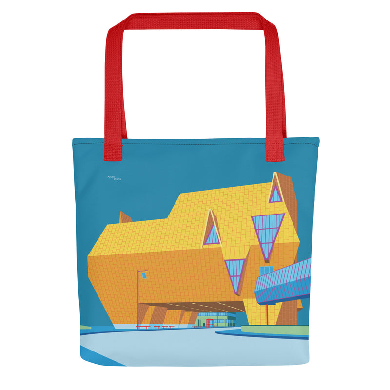 Elephant Building Coventry Tote Bags