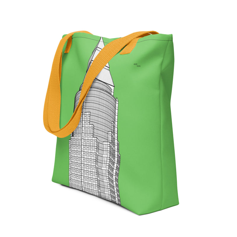 MesseTurm Green Tote Bags