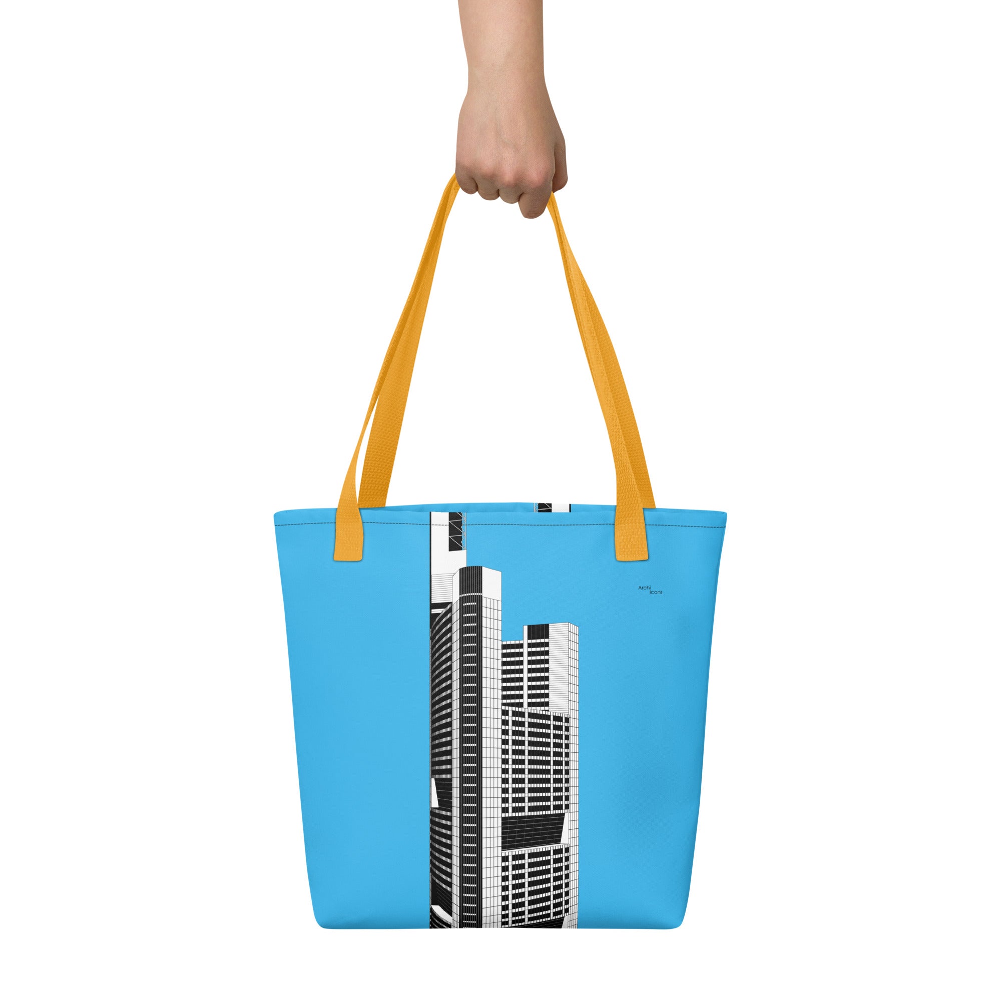 Commerzbank Tower Tote Bags