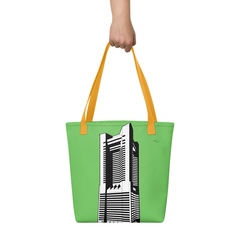 Yokohama Landmark Tower Tote Bags