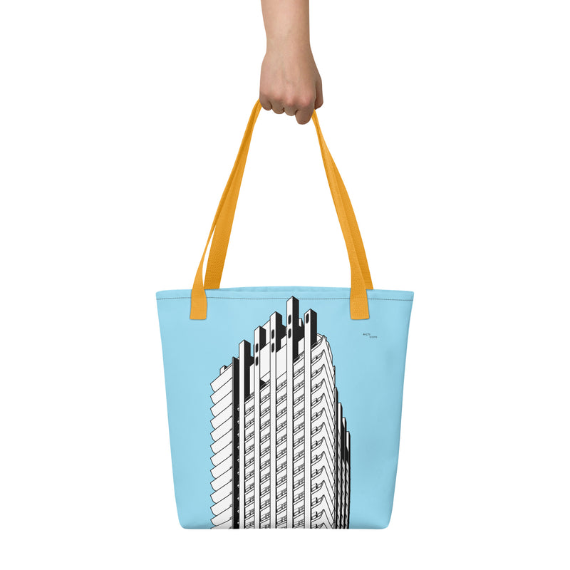 Barbican Light Blue Tote Bags