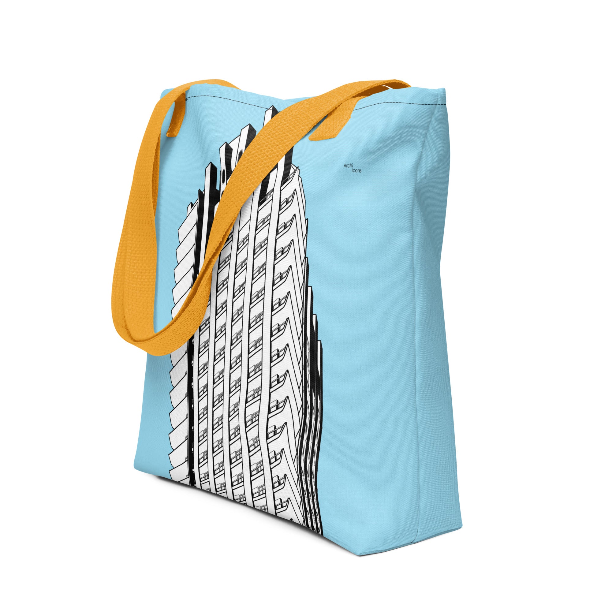 Barbican Light Blue Tote Bags