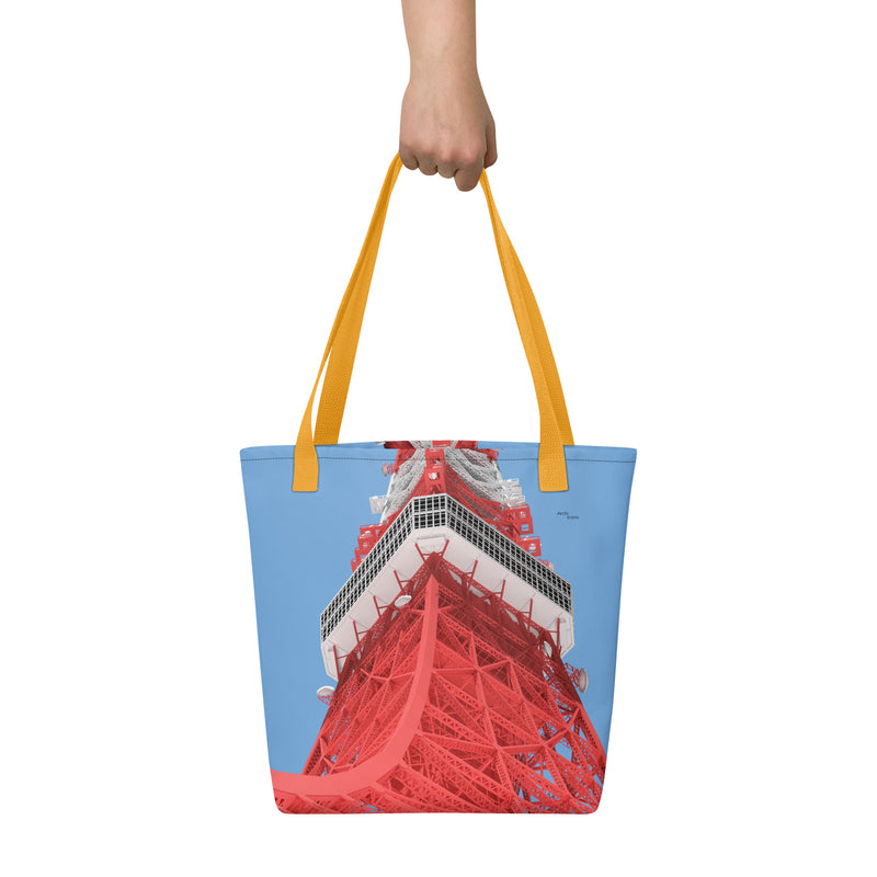 Tokyo Tower Tote Bags