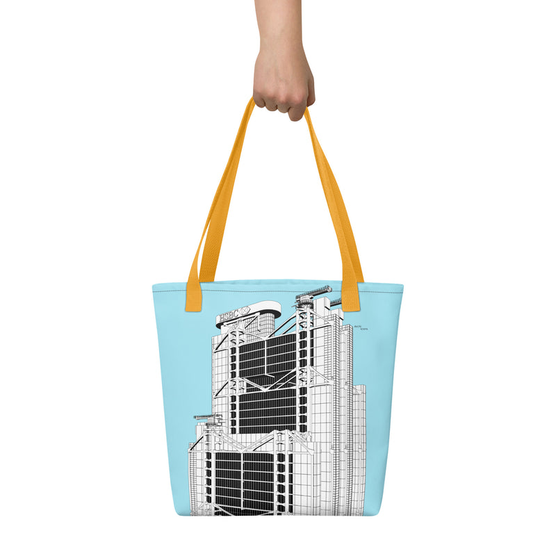 HSBC Hong Kong Light Blue Tote Bags