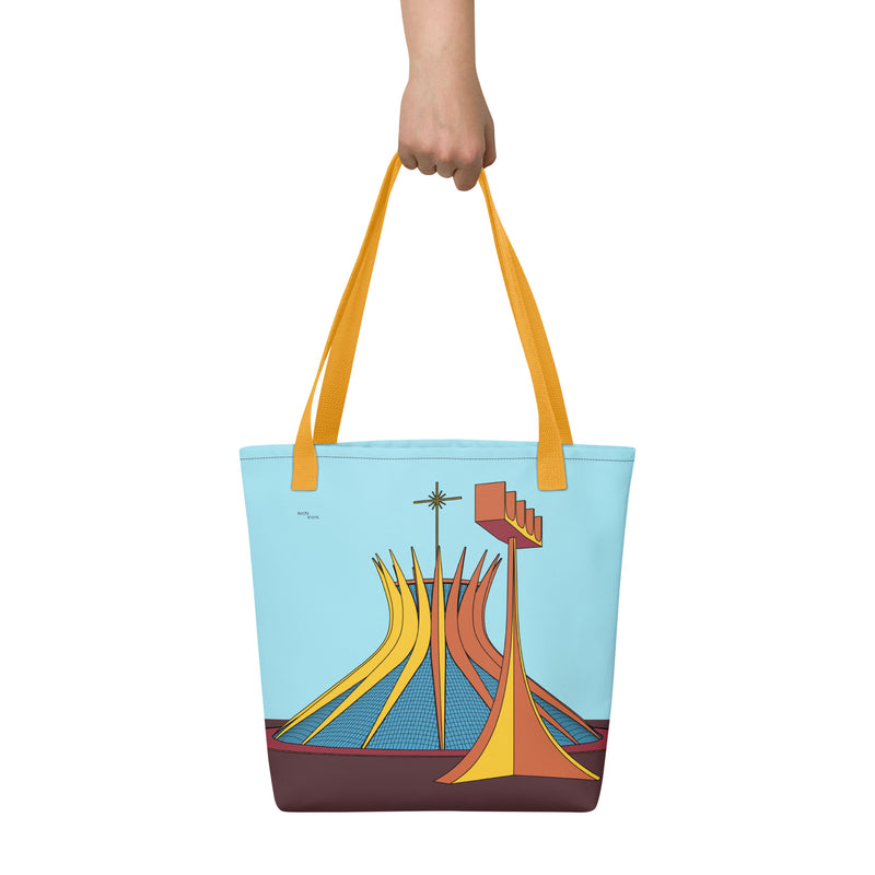 Brasilia Cathedral Tote Bags