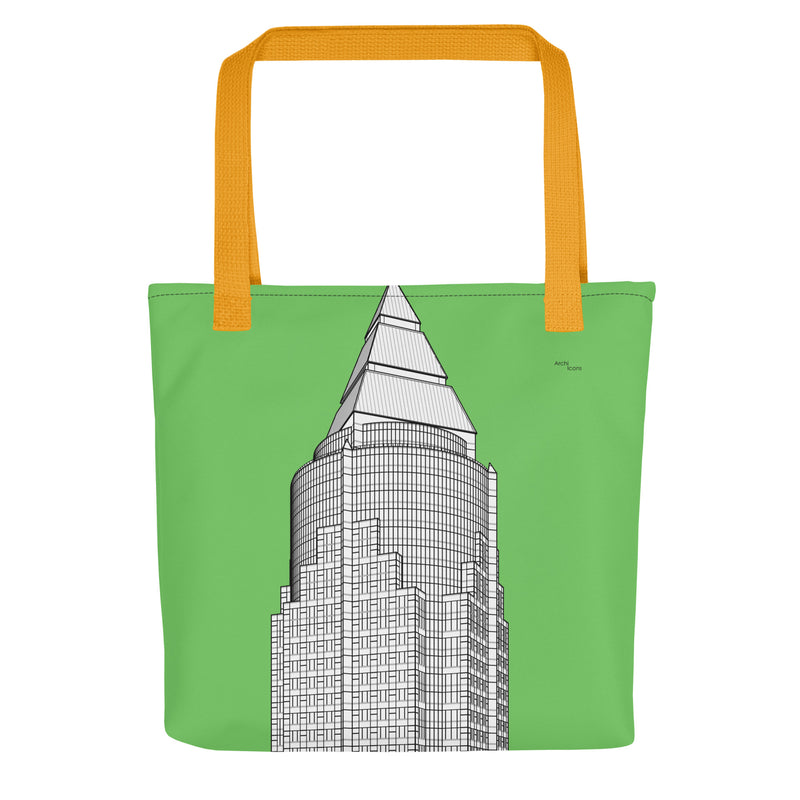 MesseTurm Green Tote Bags