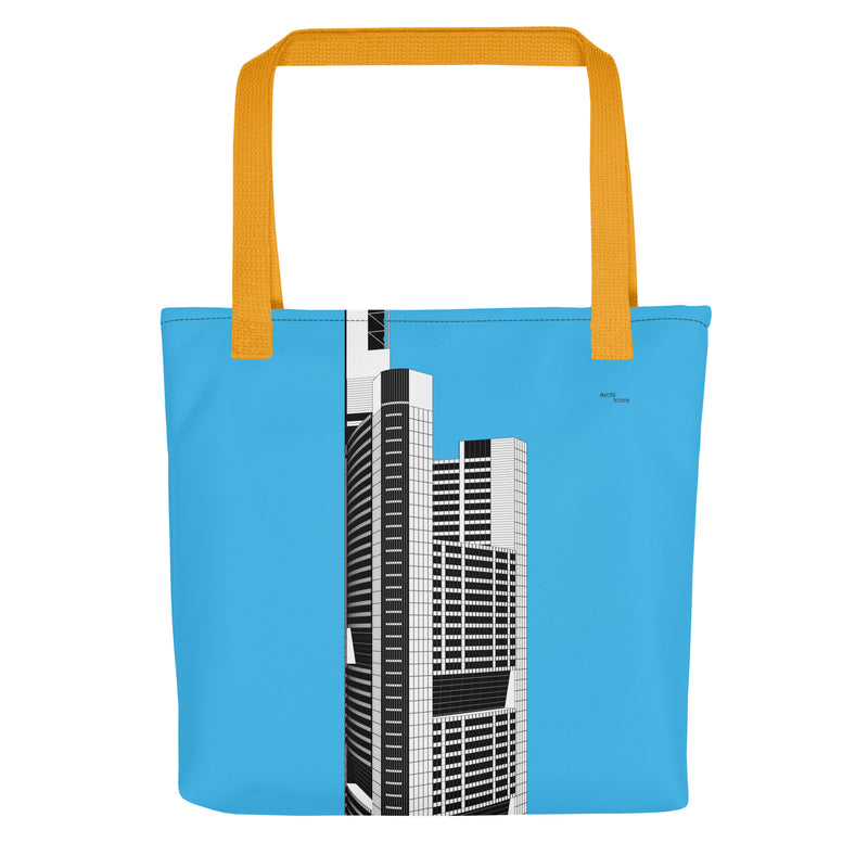 Commerzbank Tower Tote Bags