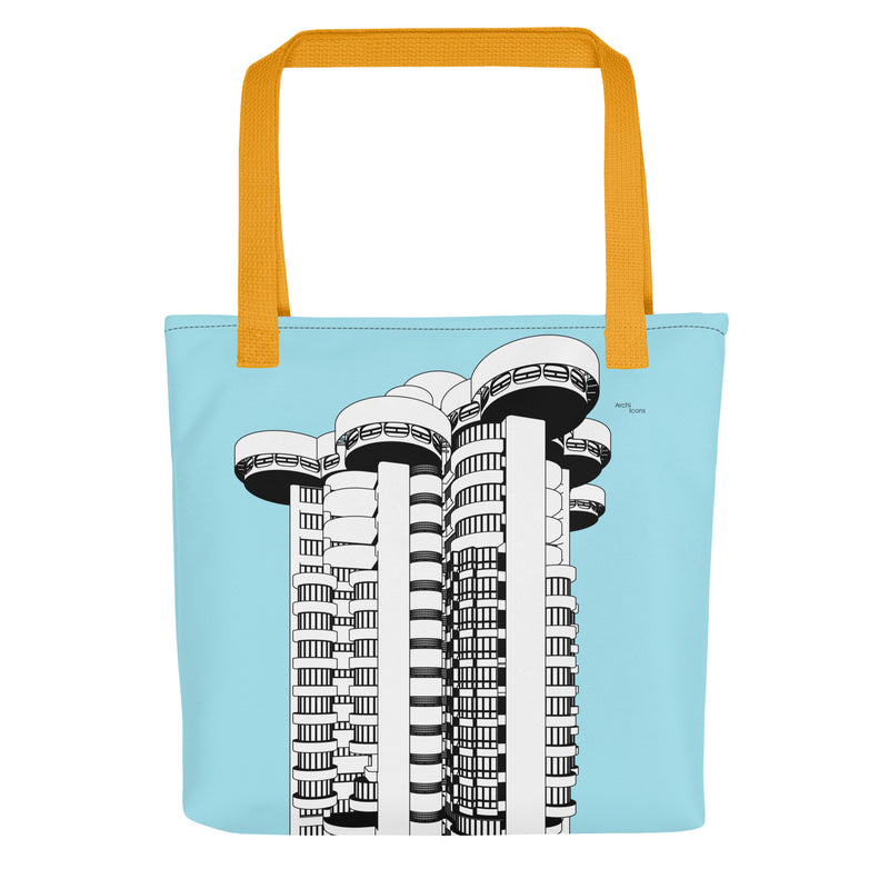 Torres Blancas Blue Tote Bags