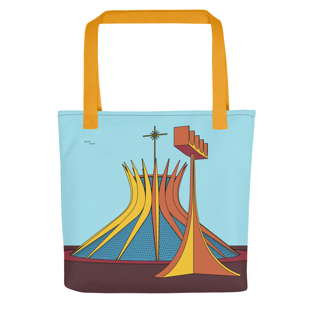 Brasilia Cathedral Tote Bags