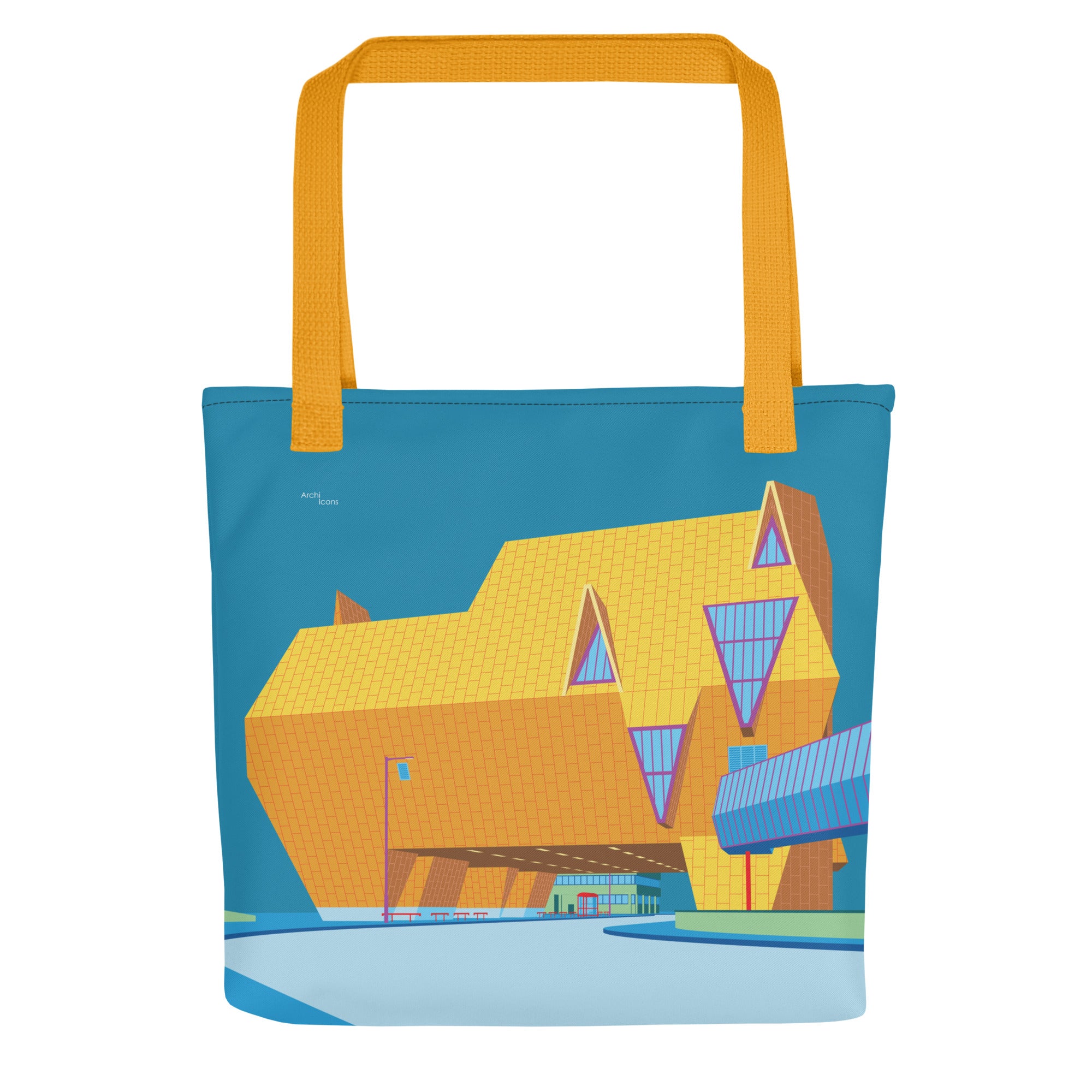 Elephant Building Coventry Tote Bags