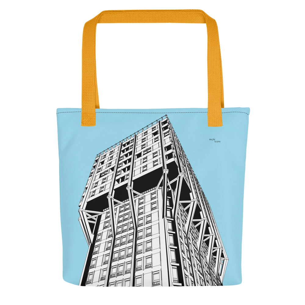 Torre Velasca Tote Bags