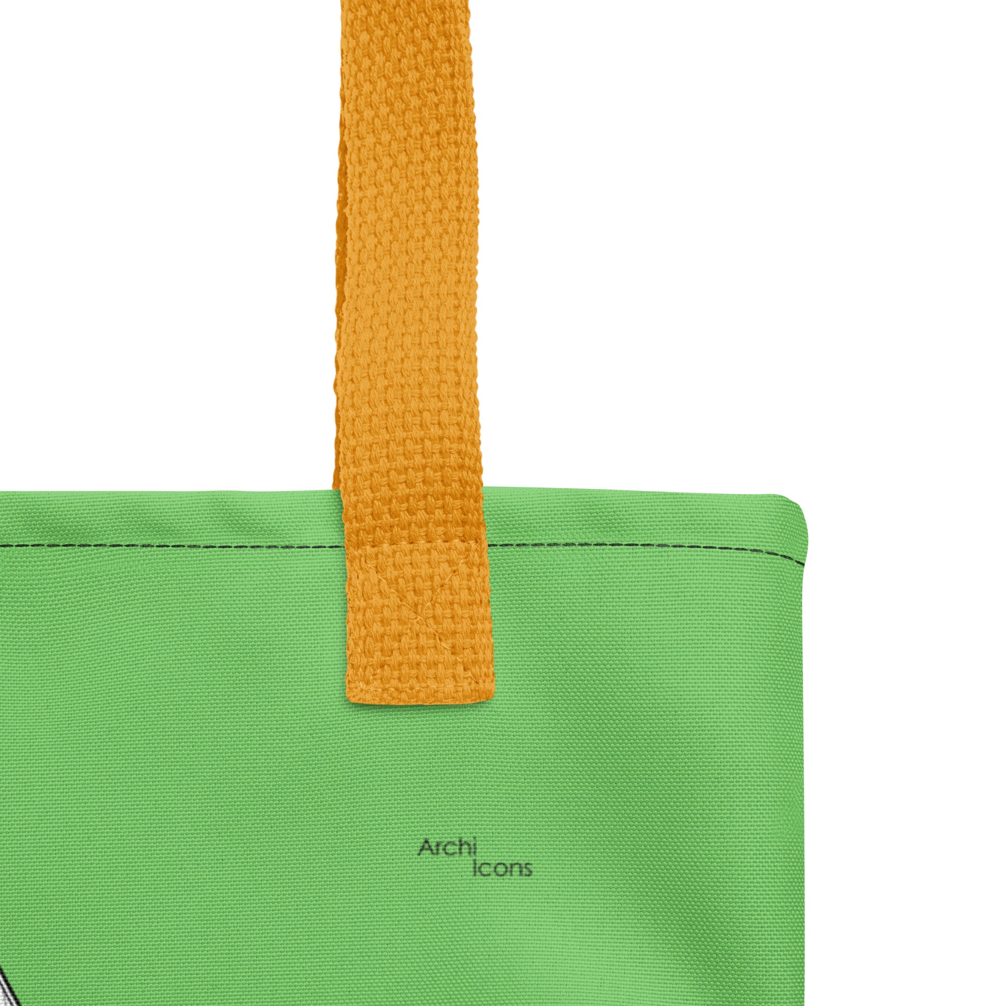 MesseTurm Green Tote Bags