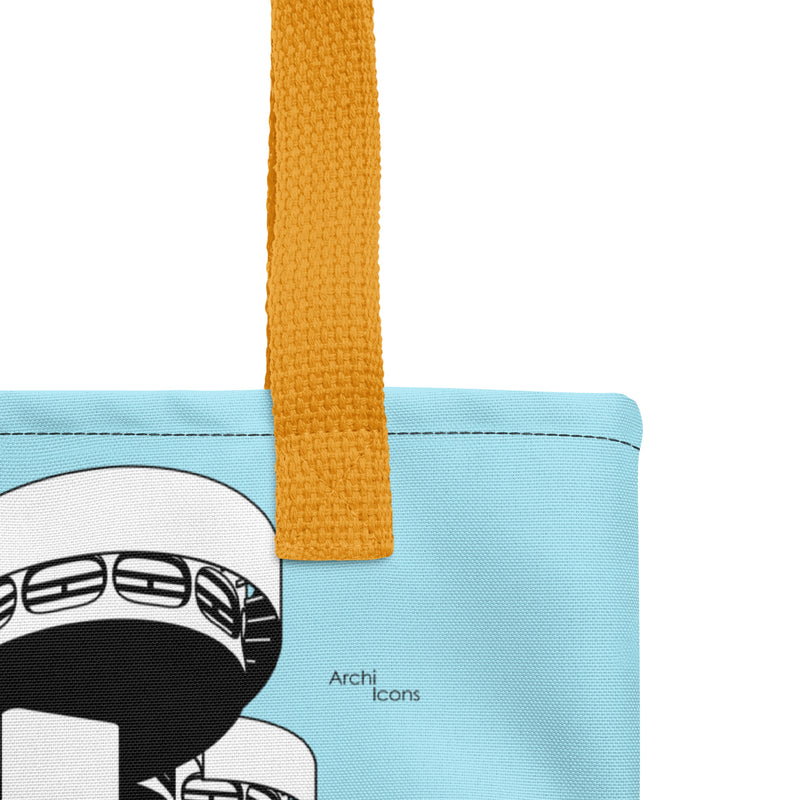 Torres Blancas Blue Tote Bags