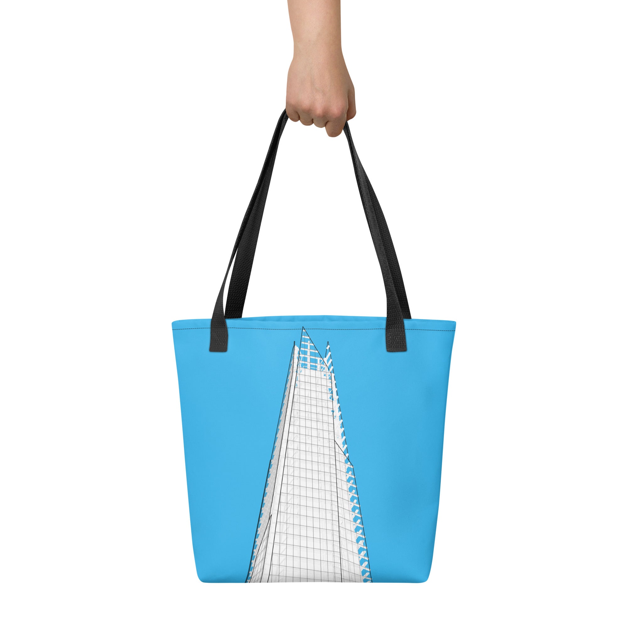 The Shard Blue Tote Bags