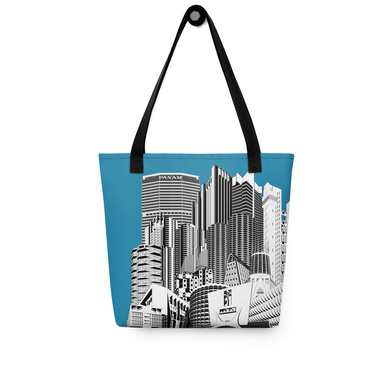 Brutalist Architecture Tote Bags