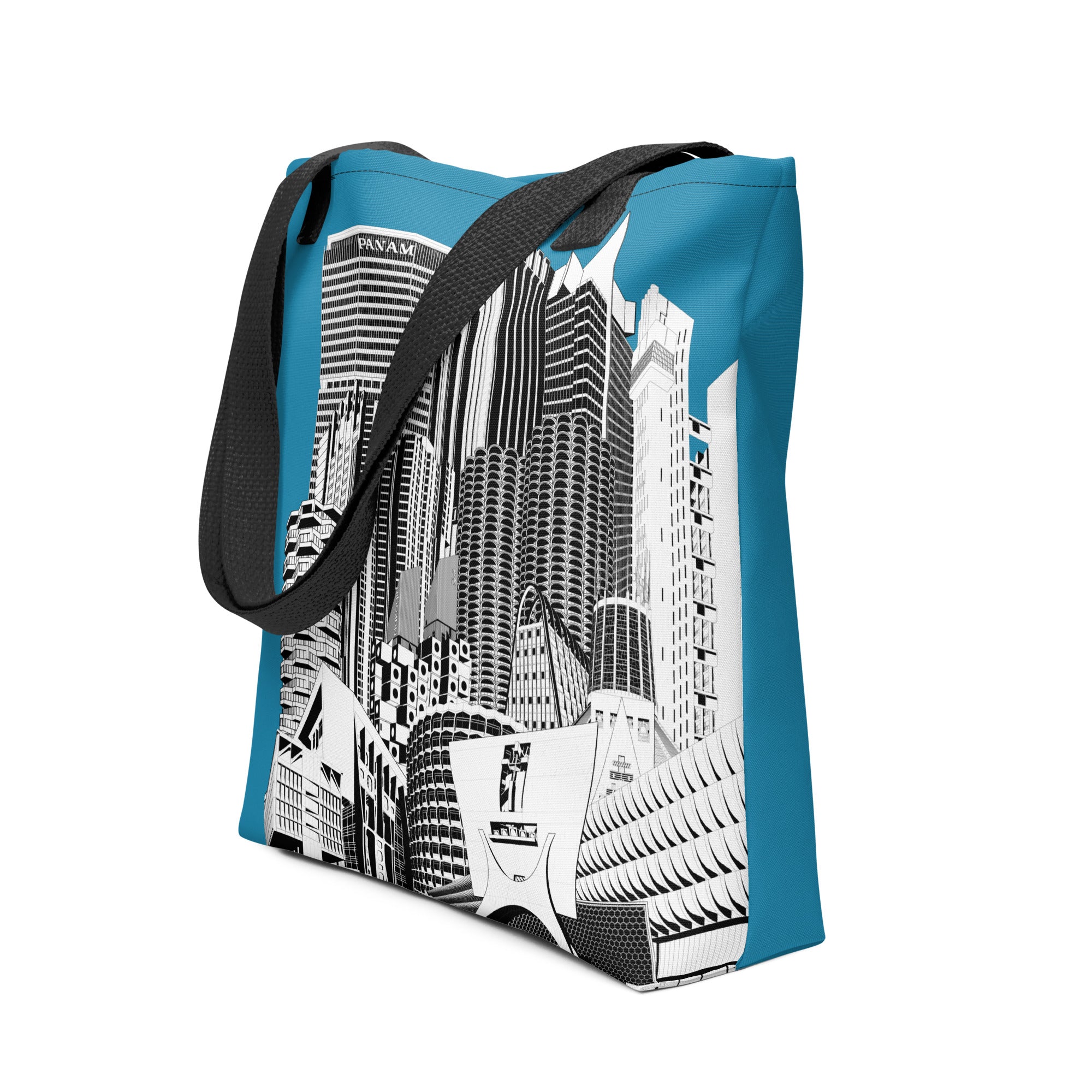 Brutalist Architecture Tote Bags