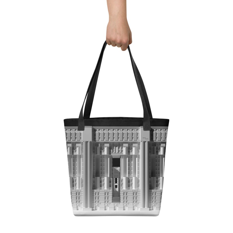 Les Espaces d'Abraxas Eastern Elevation Tote Bags