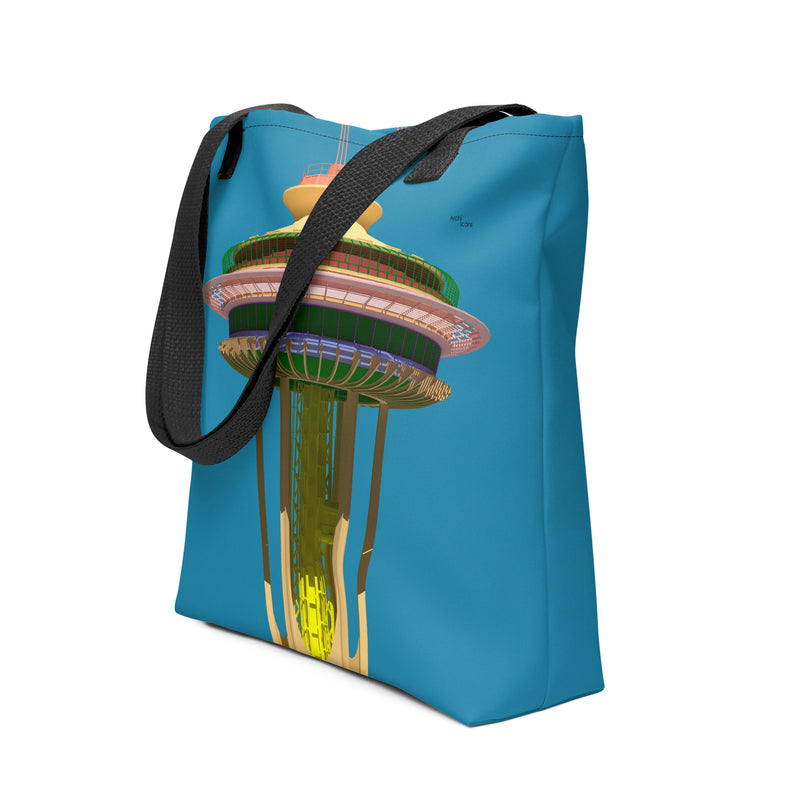 Space Needle Tote Bags