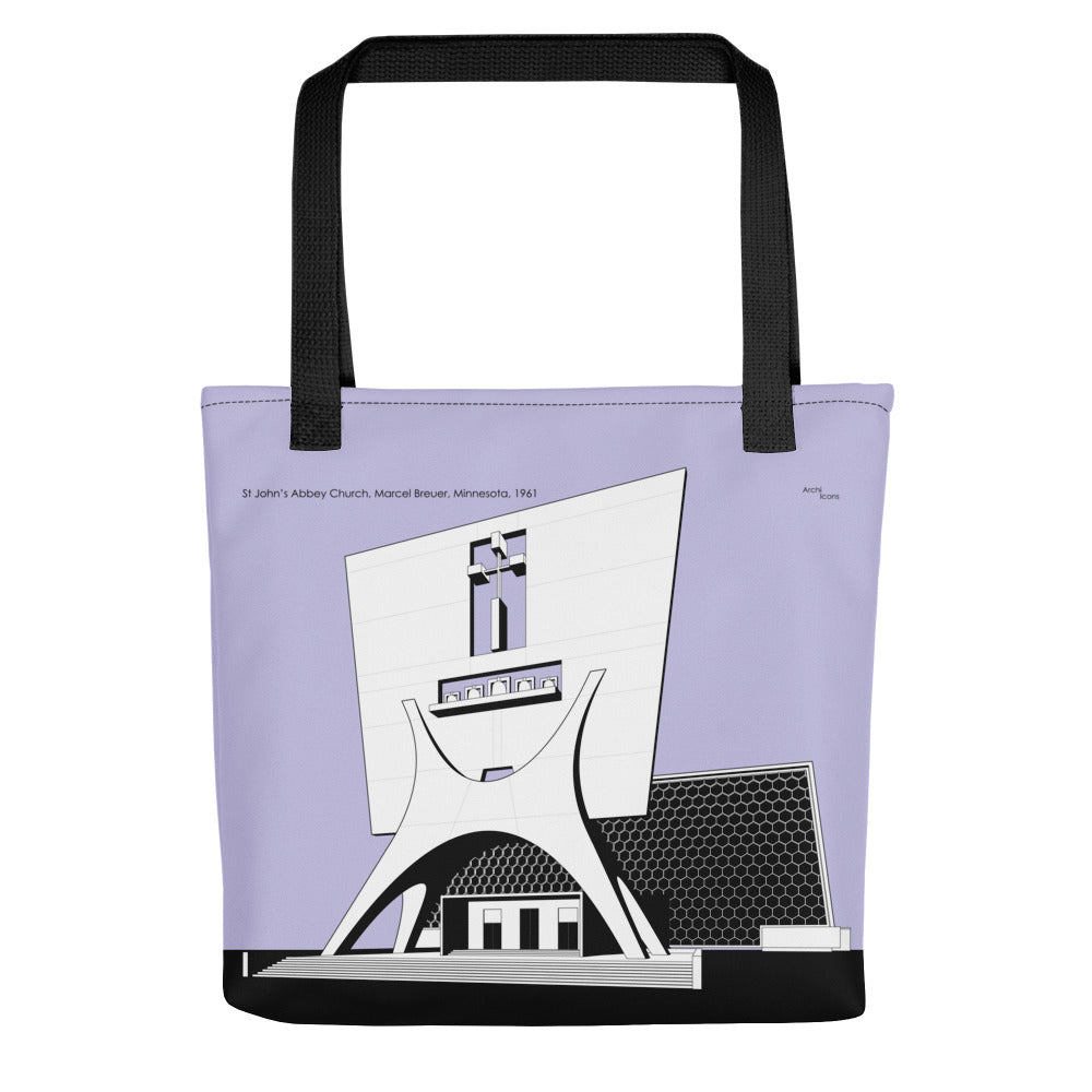 St John's Abbey Church Tote Bags