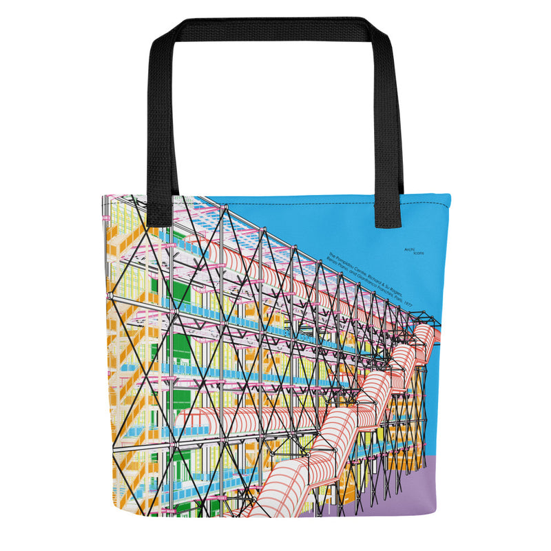 Pompidou Centre Tote Bags