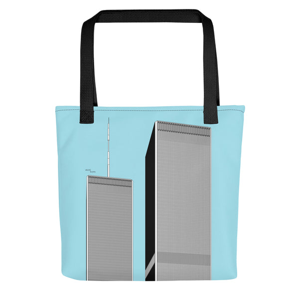 World Trade Center Blue Tote Bags