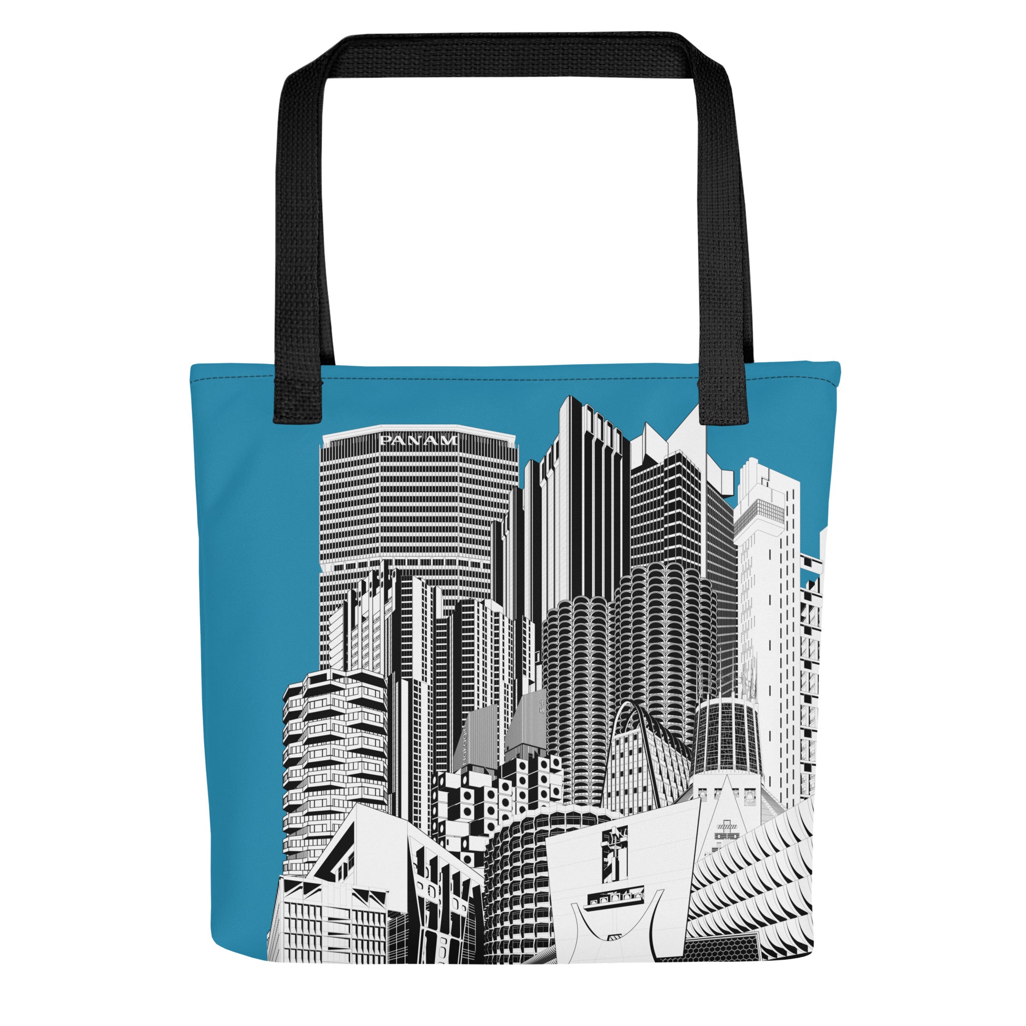 Brutalist Architecture Tote Bags