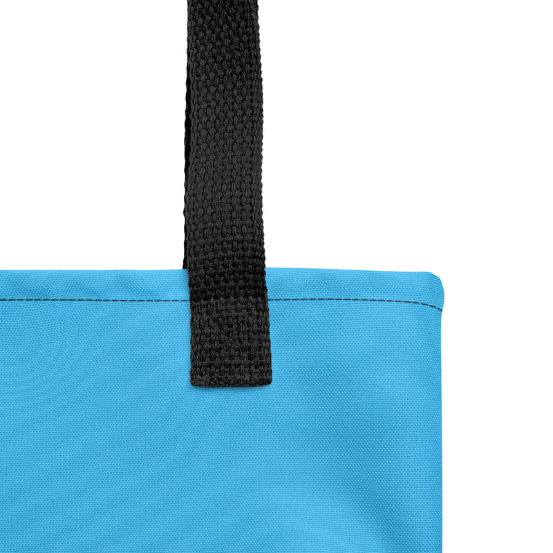 Trellick Tower Blue Tote Bags