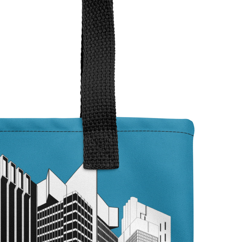 Brutalist Architecture Tote Bags