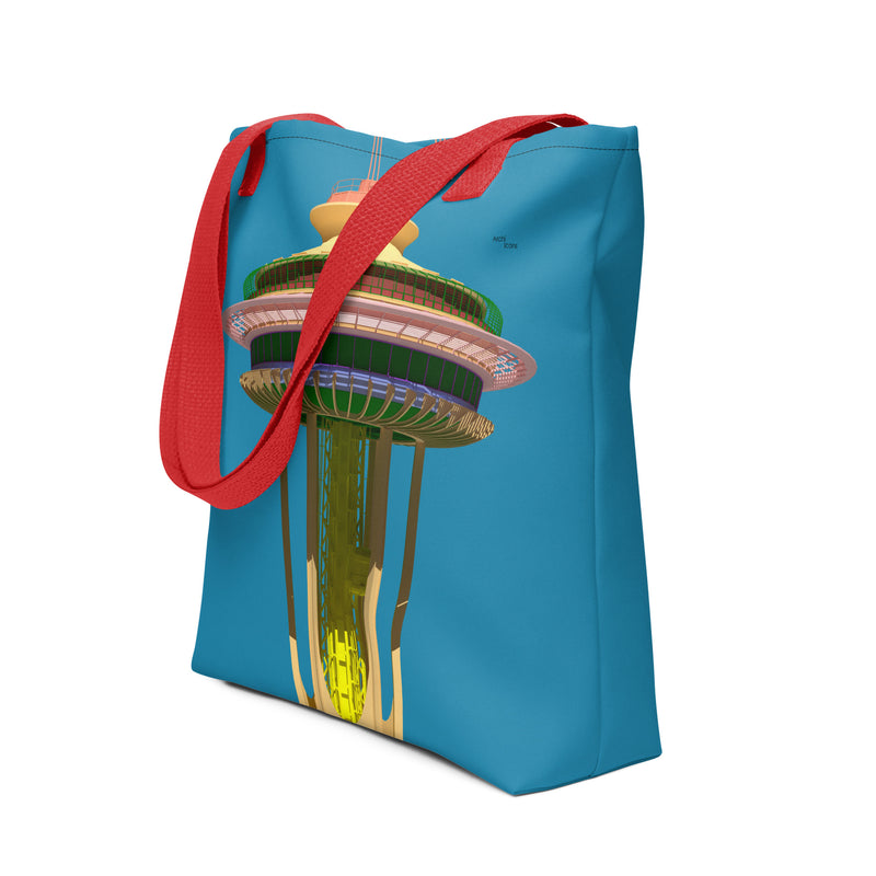 Space Needle Tote Bags