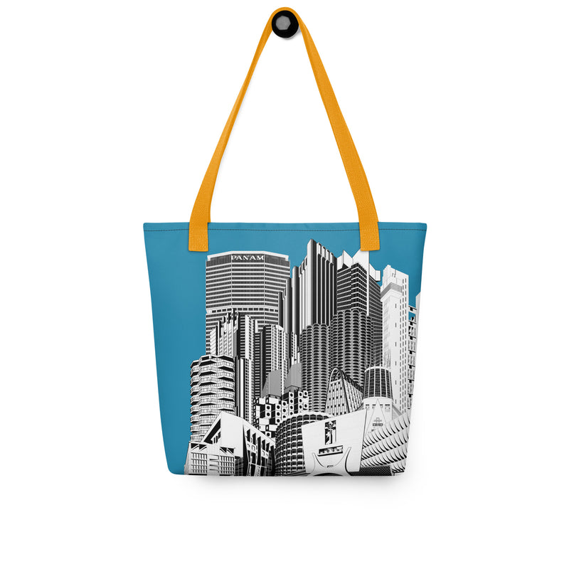 Brutalist Architecture Tote Bags