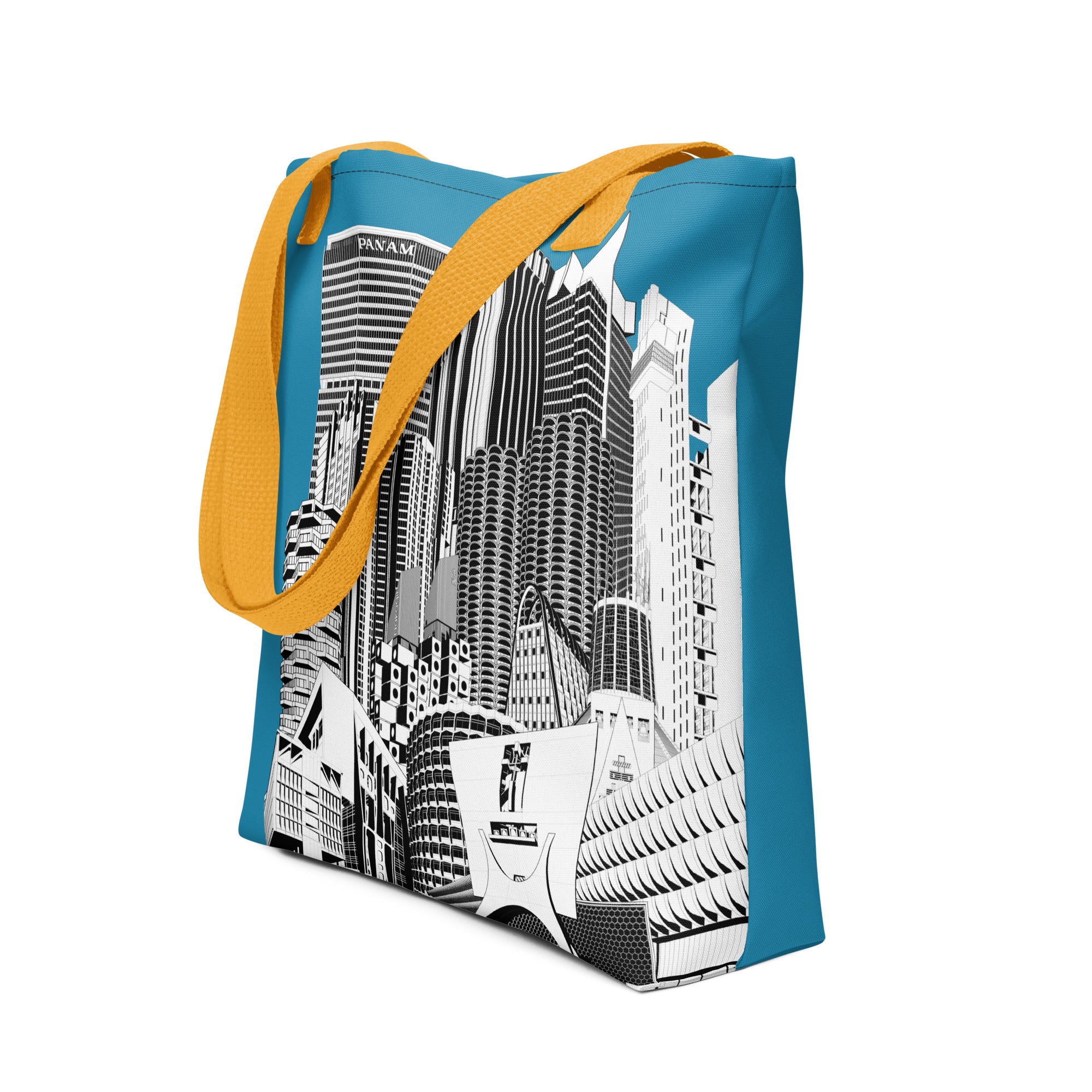 Brutalist Architecture Tote Bags