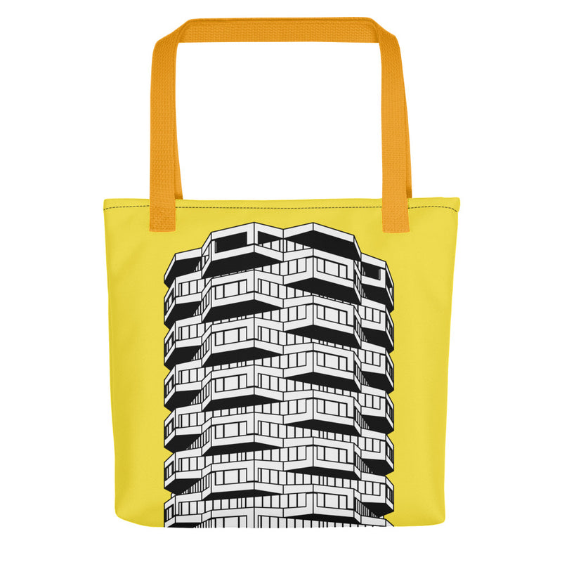 Number One Croydon Yellow Tote Bags