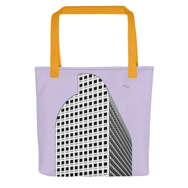 Wells Fargo Center Denver B&W Tote Bags