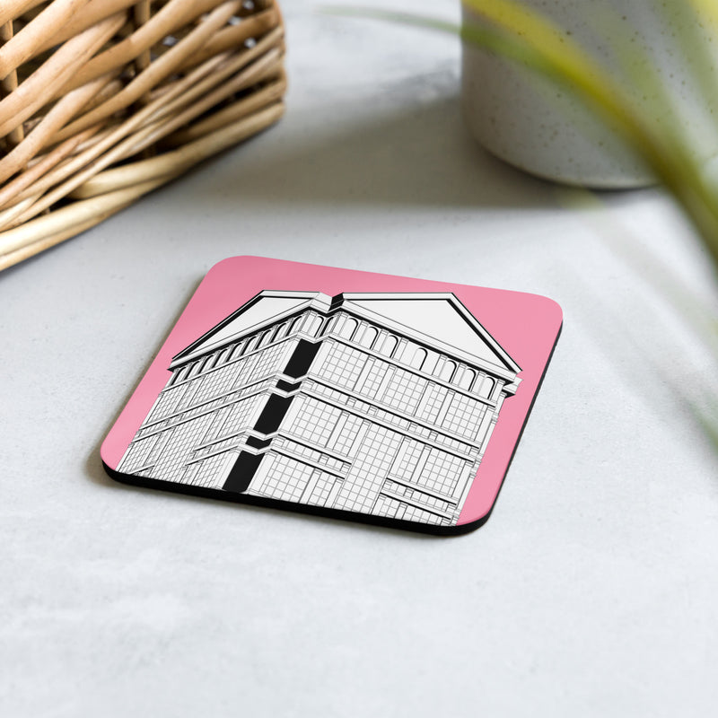 77 West Wacker Drive Cork-back Coaster