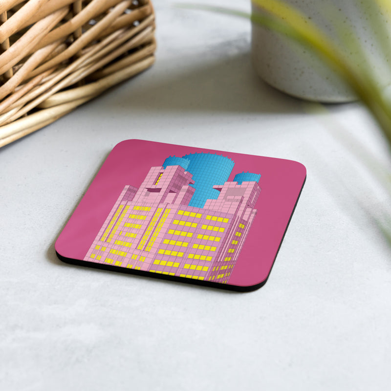 311 South Wacker Drive Cork-back Coaster