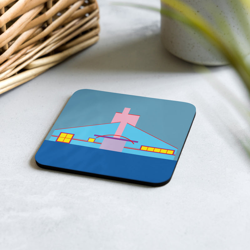 Vanna Venturi House Cork-back Coaster