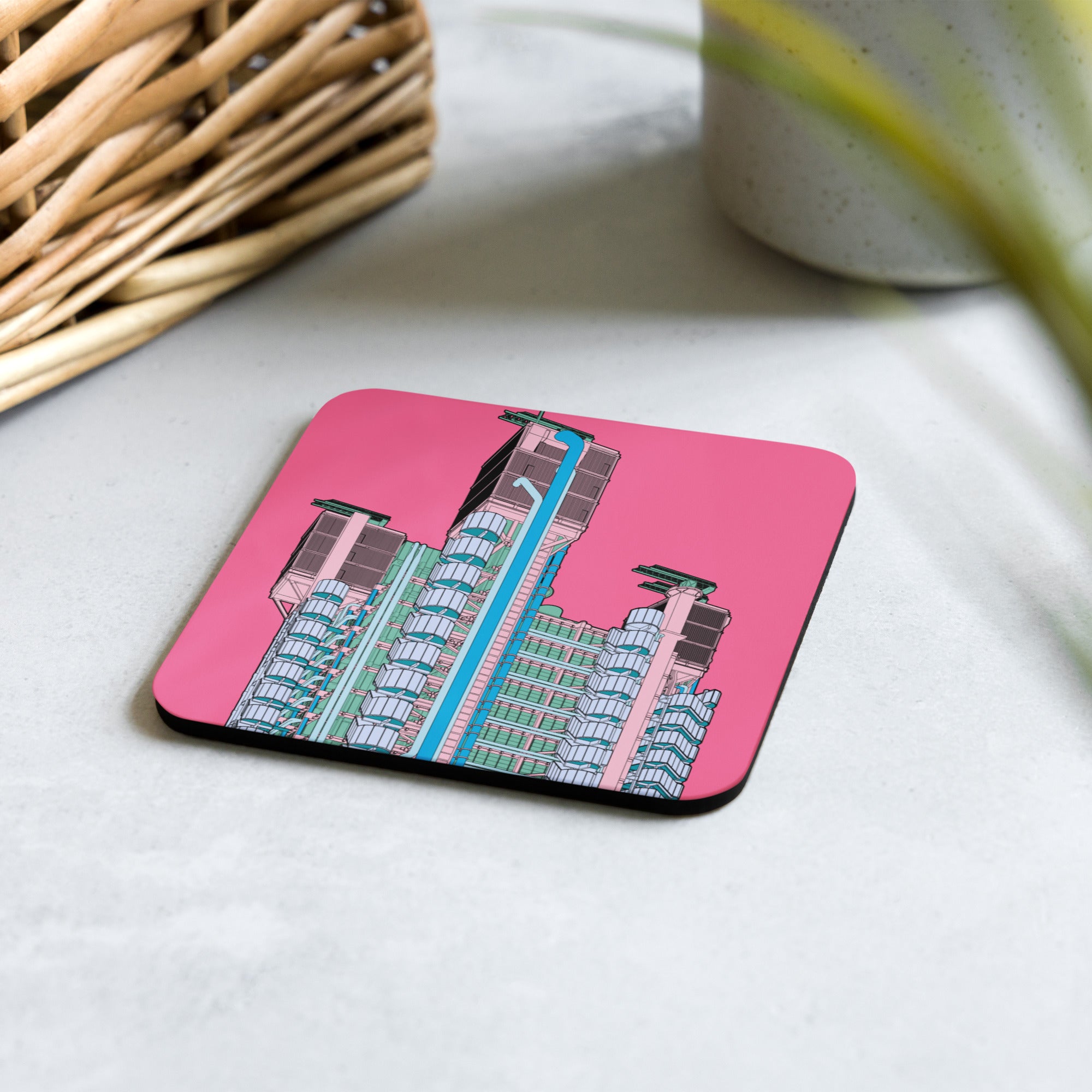 Lloyd's of London Cork-Back Coaster