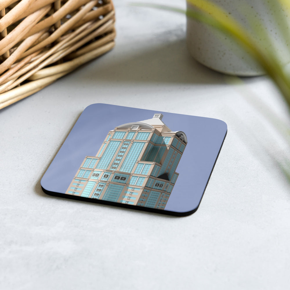 1201 Third Avenue Cork-back Coaster