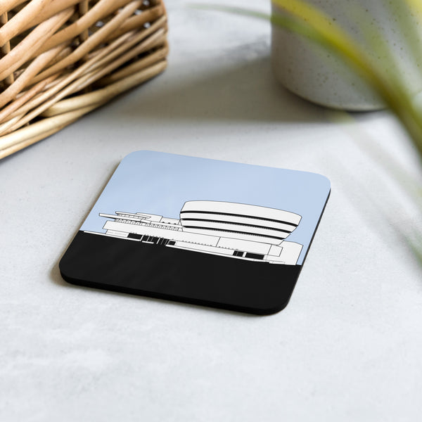 Solomon R. Guggenheim Museum Cork-back Coaster