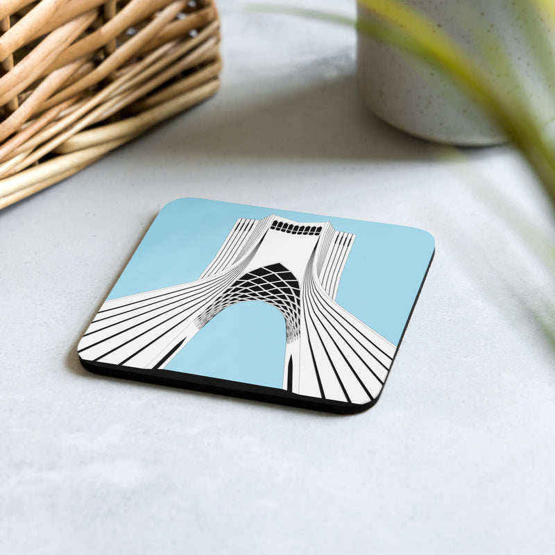 Azadi Tower Cork-back Coaster