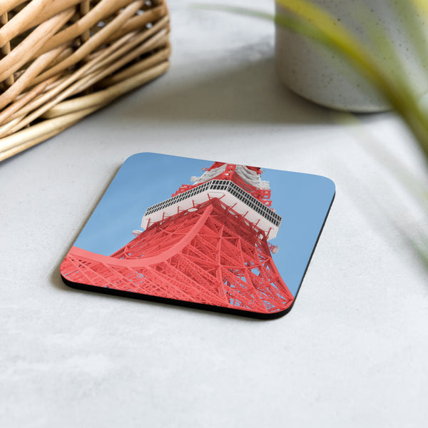 Tokyo Tower Cork-back Coaster