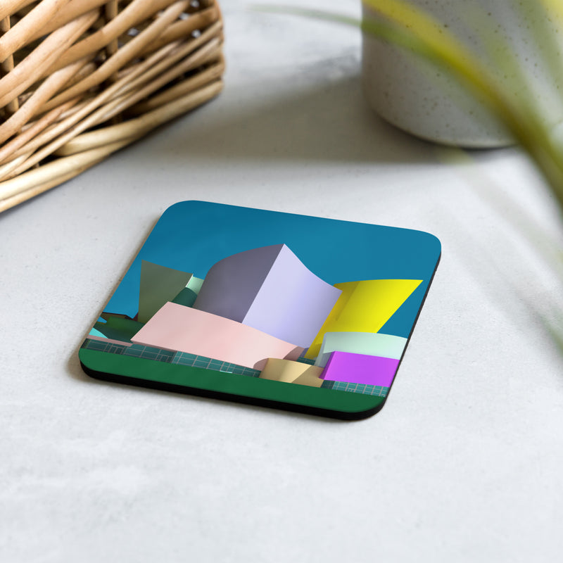 Walt Disney Concert Hall Cork-back Coaster