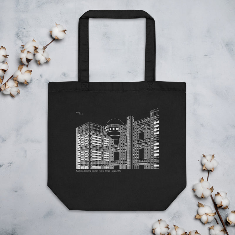 Fuji Broadcasting Centre Eco Tote Bags