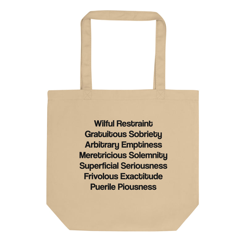 The Seven Deadly Sins of Architecture & Design Eco Tote Bags