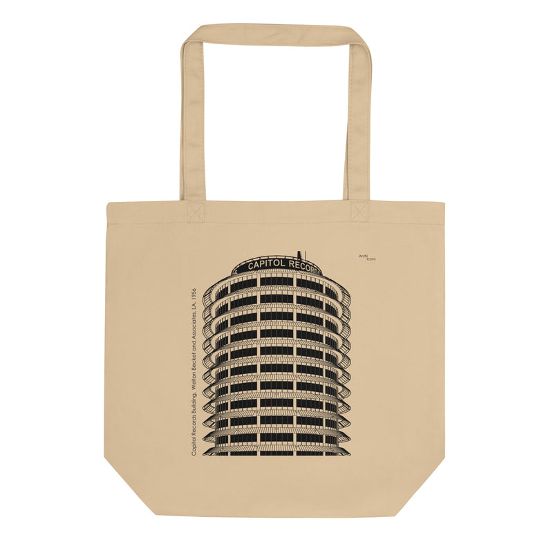 Capitol Records Building Eco Tote Bags