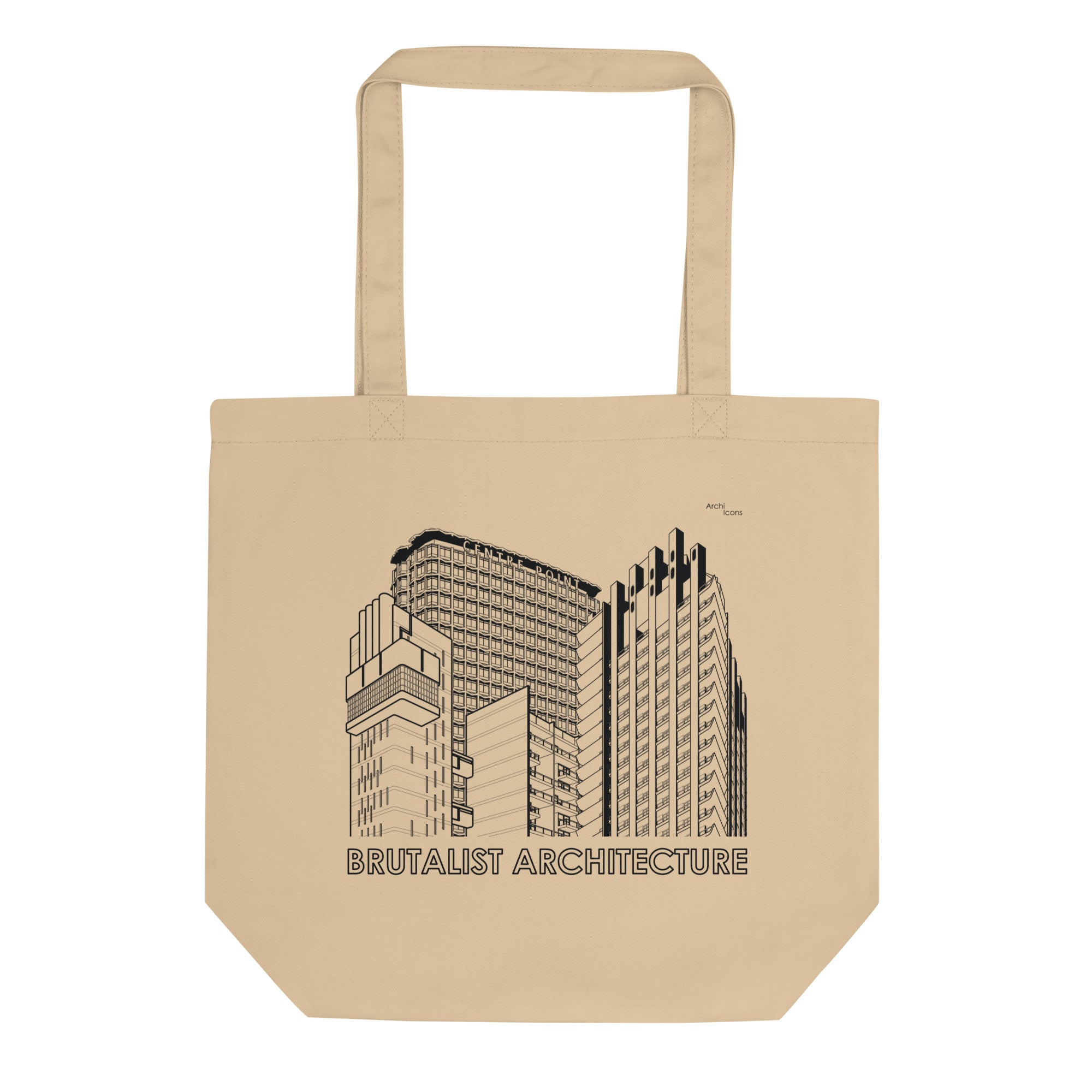 Brutalist Architecture Eco Tote Bag