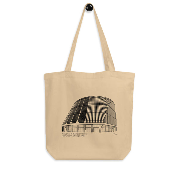 James R. Thompson Center Front View Eco Tote Bags