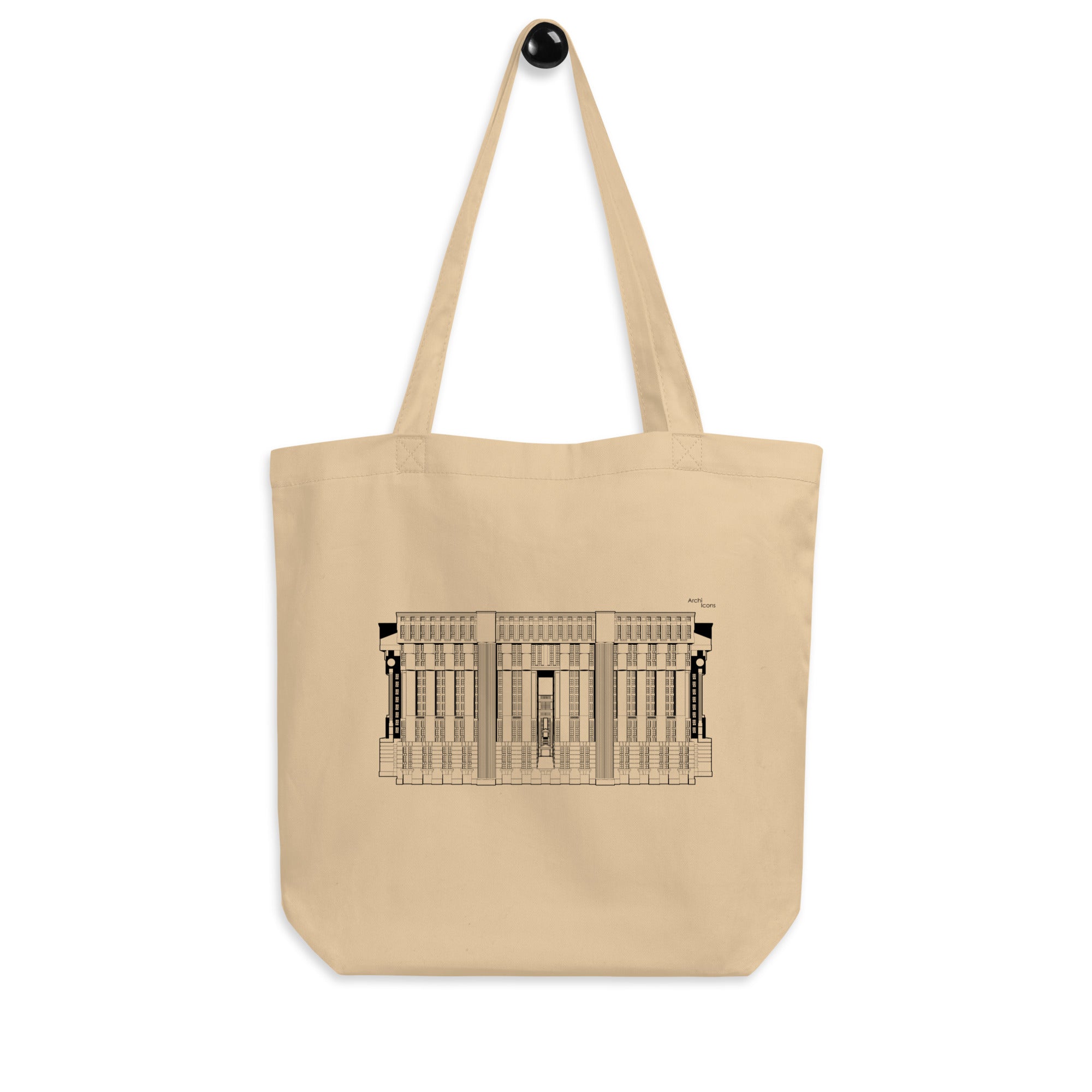 Les Espaces d'Abraxas Eastern Elevation Eco Tote Bags